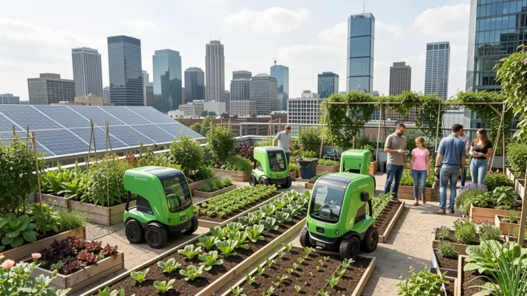 Les robots verts transforment l’agriculture urbaine