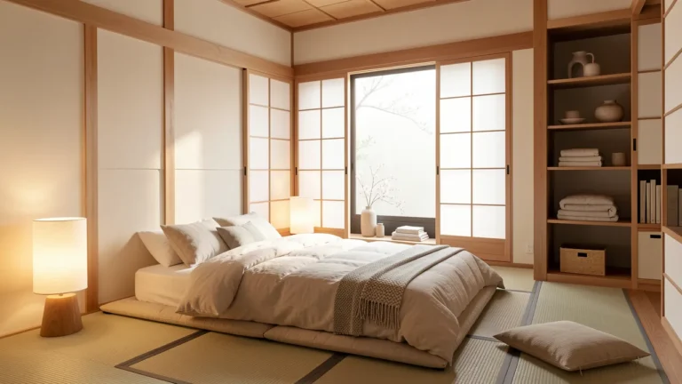 Créer une chambre inspirée d’un ryokan japonais pour se ressourcer