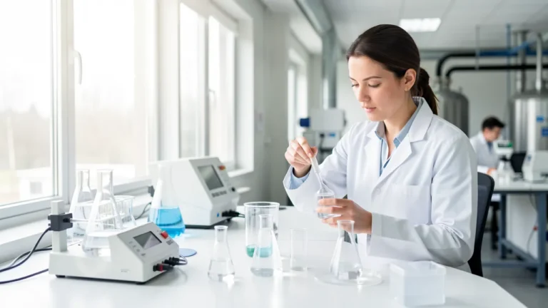 Études de chimie: agir pour la qualité de l’eau potable